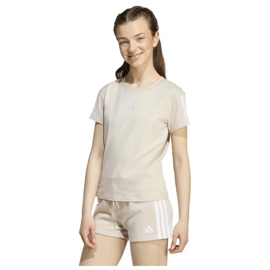 Adidas Παιδική κοντομάνικη μπλούζα Essentials 3-Stripes Cotton Tee Adidas Παιδική κοντομάνικη μπλούζα Essentials 3-Stripes Cotton Tee